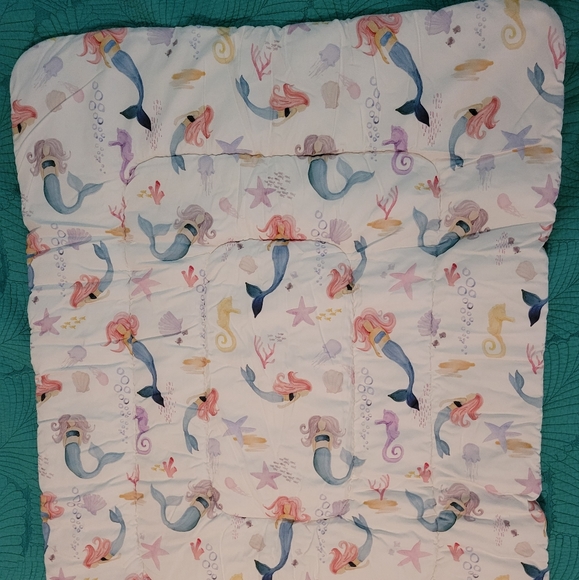 Unique Carousel Designs Mermaid Crib bedding with Comforter - Picture 8 of 10